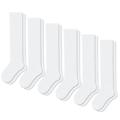 White Compression Socks