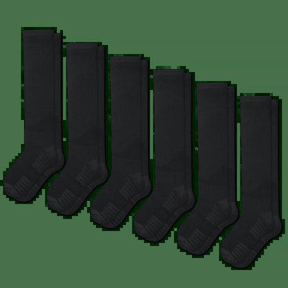 Black Compression Socks Bundle 6-Pack