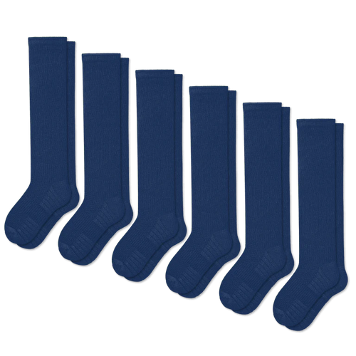 Blue Compression Socks Bundle 6-Pack