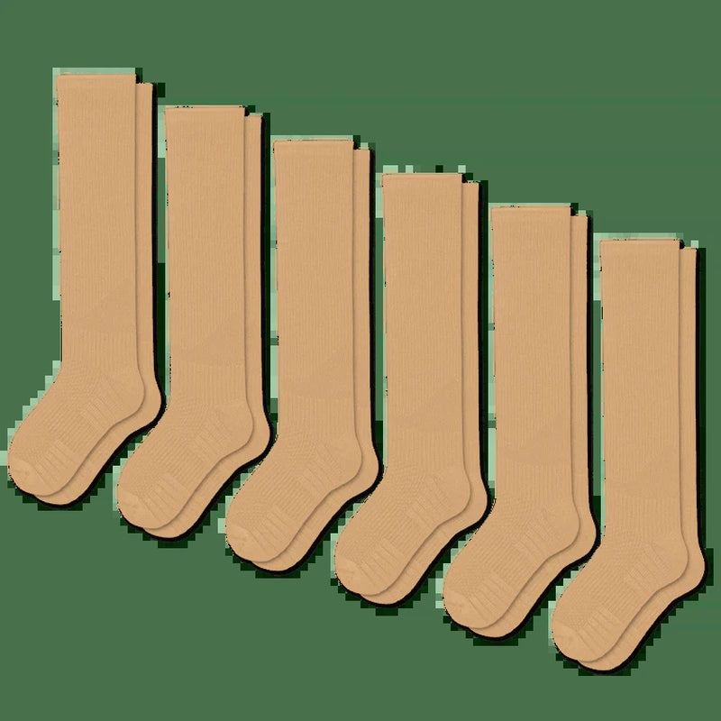 Tan Compression Socks