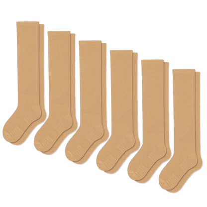 Tan Compression Socks
