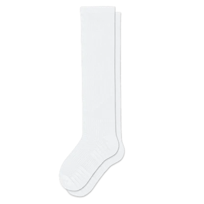 White Compression Socks